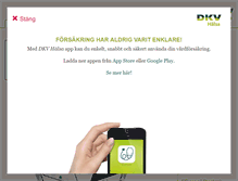 Tablet Screenshot of dkvhalsa.se